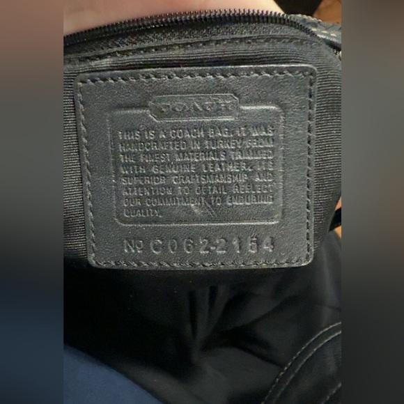 Coach mini black hobo - Picture 3 of 10